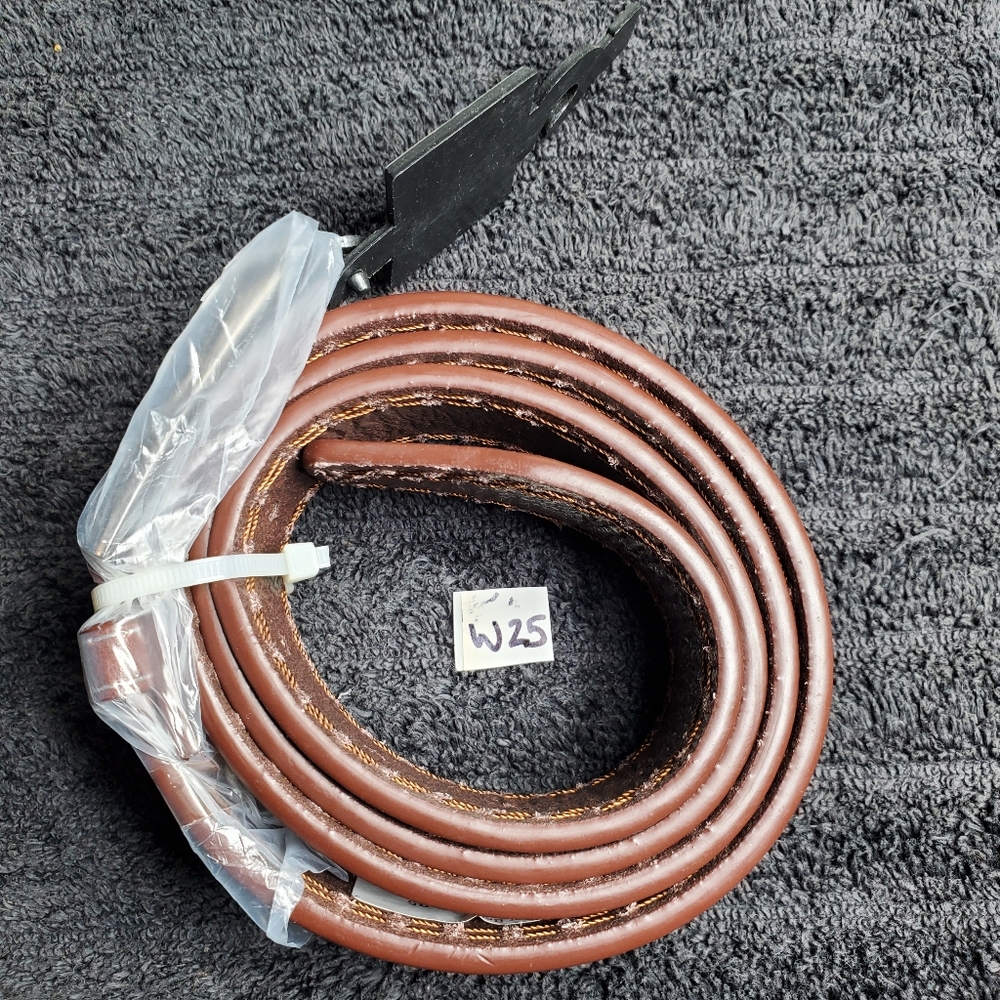 Men's Leather Belt | Size: 34 | Color: Brown | 1-Sided | SKU: W-25(6) | RRR Belt